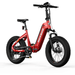 Product image of a red HOVSCO HovBeta at a diagonal showing right side with front tire closest to camera.