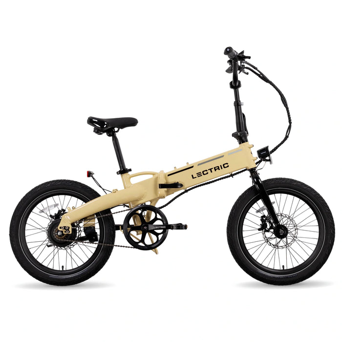 Lectric Sandstorm XP Lite 2.0 electric bike  parked. 