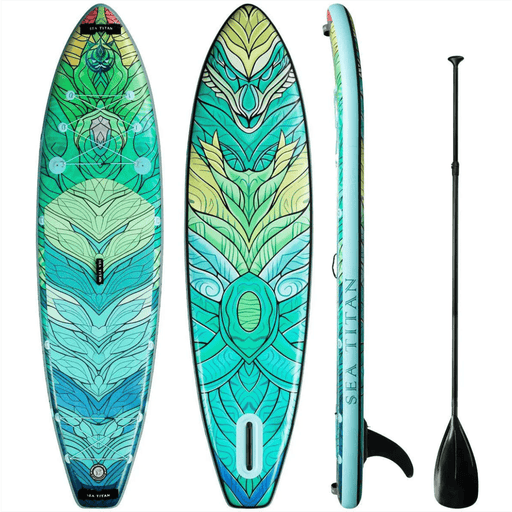 Sea Titan Dragon's Wave Inflatable SUP - Current Riders