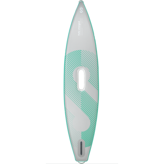 SipaBoards Drive Tourer Aqua Paddle Board  product image of the bottom of the board.