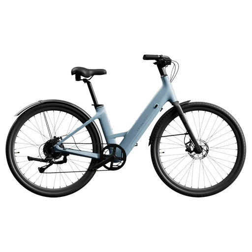 Urtopia Carbon Glacier Blue Step-Thru lightweight electric bike.