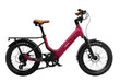 Rose Red Urtopia Joy Carbon e-Bike with Kenda tires on a white background