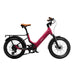 Rose Red Urtopia Joy Carbon e-Bike with Kenda tires on a white background